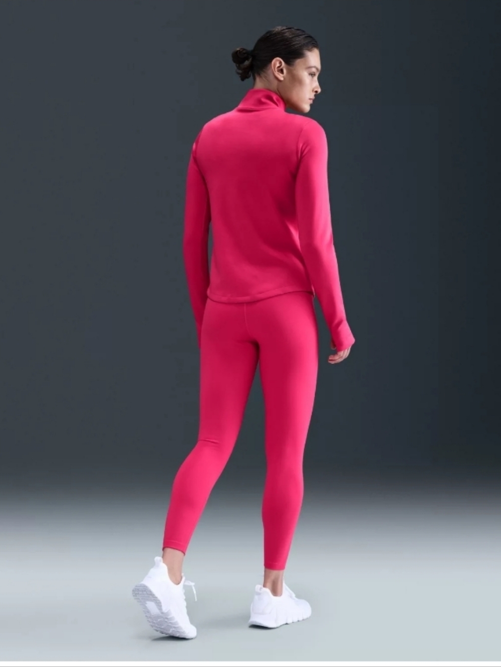 Nike One Therma-fit 1/2 Zip Performance Top, ULTRA SOFT, NWT - Picture 3 of 8